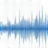 Icon representing sound waves or audio equipment